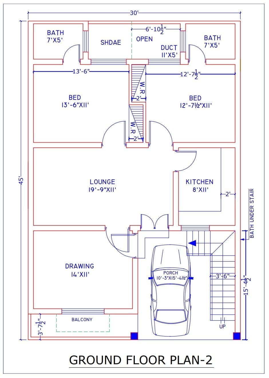 2D Floor Plan 2